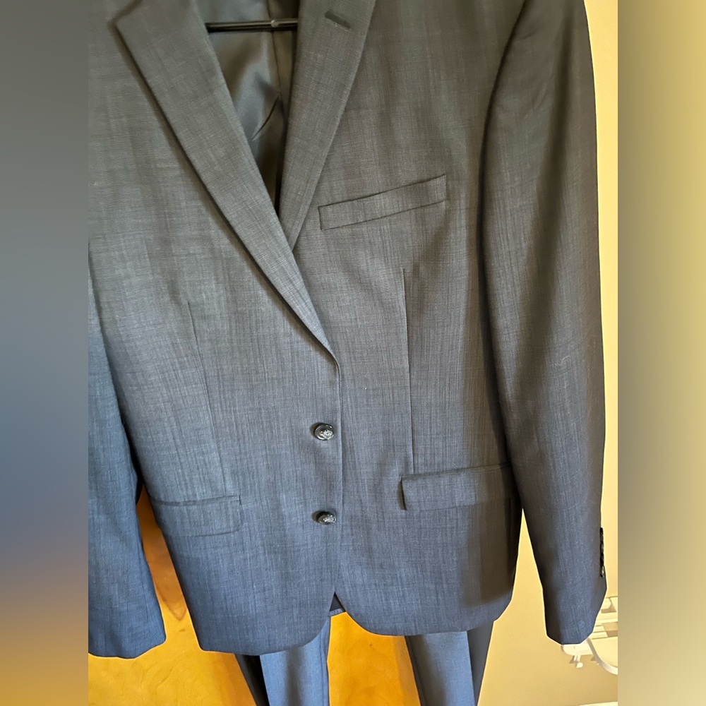 Bar III Wool Suit - Charcoal (38R, 32x32)